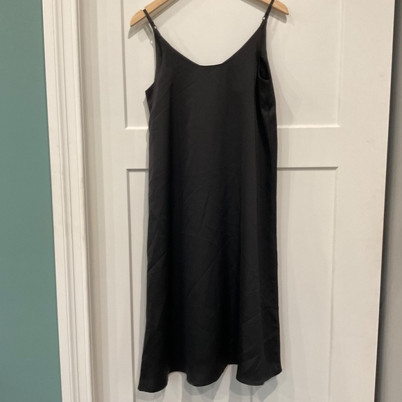 Vintage BCBG BLACK SLIP DRESS - Picture 3 of 8